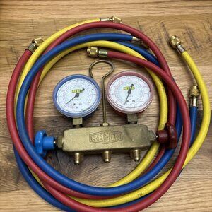 REFCO REFRIGERATION GAUGE MANIFOLD SET CH-6285 2 Valve